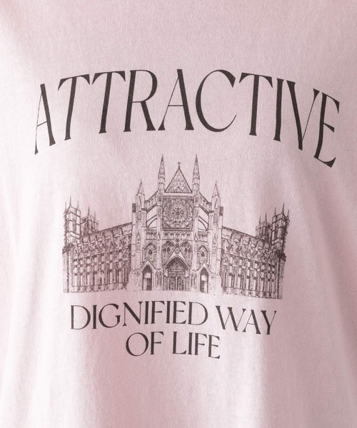 GLOBAL WORK(グローバルワーク)の「ヴィンテージ風プリントT/118012(Tシャツ/カットソー・レディース・グレー系その他2/オフホワイト/スミクロ/ネイビー/ピンク系その他5・FREE)」の11枚目の写真