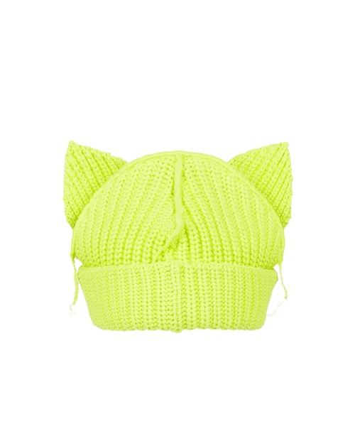 Charles Jeffrey Loverboy(チャールズジェフリーラバーボーイ)の「CHUNKY EARS BEANIE(ニットキャップ/ビーニー・レディース・ブラック/レッド/ライトグリーン/ホワイト系その他/ブルー・ONE SIZE)」の10枚目の写真