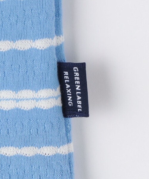 green label relaxing（グリーンレーベルリラクシング）の「TJ ボーダーリンガーノースリーブ 100cm-130cm（Tシャツ/カットソー・キッズ・ライトブルー/ネイビー・100cm/110cm/120cm/130cm）」の8枚目の写真