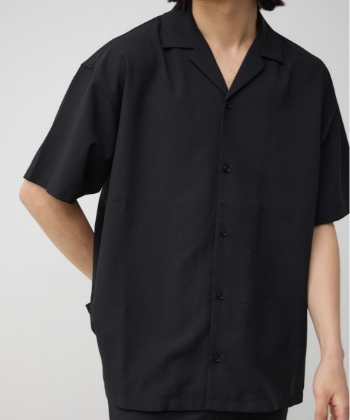 AZUL by moussy(アズールバイマウジー)の「ドビー オーランドシャツ(シャツ/ブラウス・メンズ・杢グレー/ブラック・MEDIUM/LARGE)」の2枚目の写真