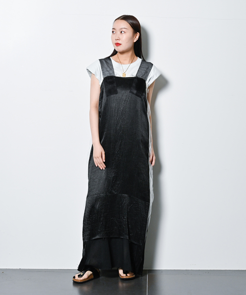PONTI 別注 SEETHROUGH STRING DRESS：ワンピース セール】PONTI 別注 SEETHROUGH STRING DRESS：ワンピース