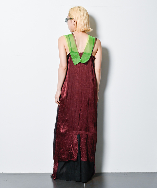 セール】PONTI 別注 SEETHROUGH STRING DRESS：ワンピース