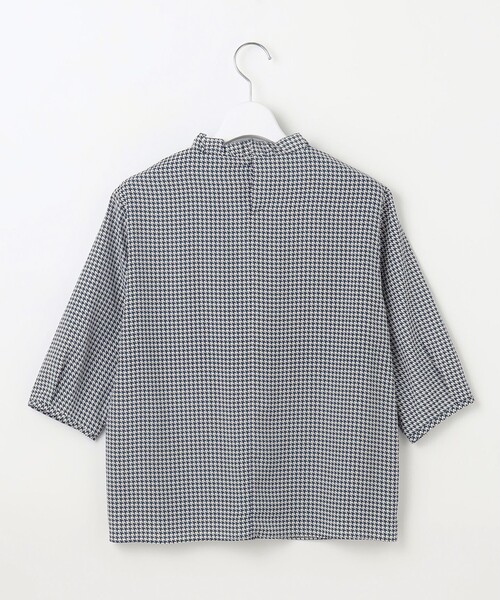 J.PRESS（ジェイプレス）の「千鳥プリント フリル襟 カットソー（Tシャツ/カットソー・レディース・ホワイト系5/ライトグレー系5/ネイビー系5・MEDIUM/LARGE）」の13枚目の写真