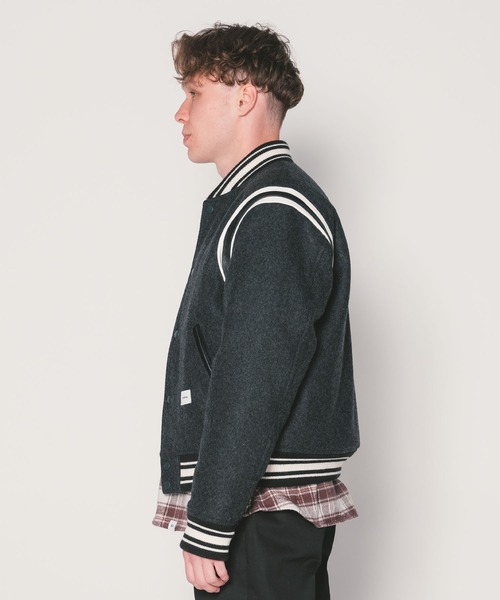 セール】MELTON AWARD JACKET 'JERRY'（スタジャン）｜BEDWIN