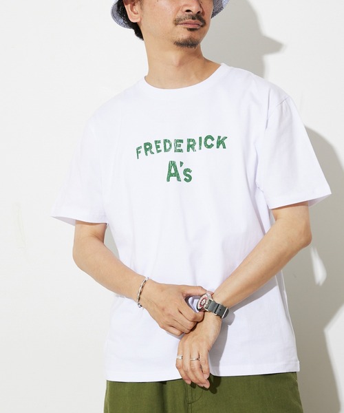 JOURNAL STANDARD relume（ジャーナルスタンダード　レリューム）の「【ZOZO限定】FAB KNIT / ファブニット College Logo Tee 1（Tシャツ/カットソー・メンズ・ホワイト系その他/ブラック系その他/ホワイト系その他2/ブラック系その他2/ホワイト/ブラック・S/M/L/XL）」の3枚目の写真