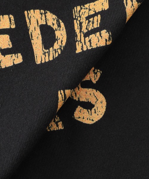 JOURNAL STANDARD relume（ジャーナルスタンダード　レリューム）の「【ZOZO限定】FAB KNIT / ファブニット College Logo Tee 1（Tシャツ/カットソー・メンズ・ホワイト系その他/ブラック系その他/ホワイト系その他2/ブラック系その他2/ホワイト/ブラック・S/M/L/XL）」の7枚目の写真