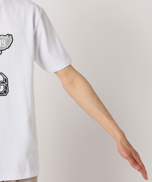 JOURNAL STANDARD relume（ジャーナルスタンダード　レリューム）の「【ZOZO限定】FAB KNIT / ファブニット College Logo Tee 1（Tシャツ/カットソー・メンズ・ホワイト系その他/ブラック系その他/ホワイト系その他2/ブラック系その他2/ホワイト/ブラック・S/M/L/XL）」の21枚目の写真