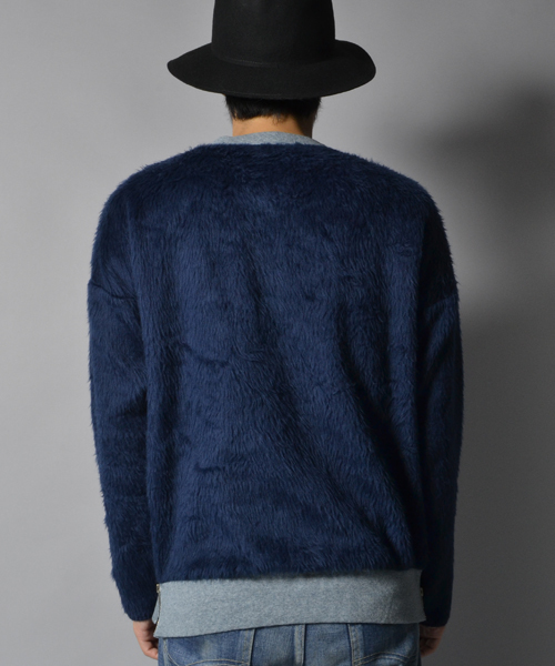 AMERICAN RAG CIE（アメリカンラグシー）の「AMERICAN RAG CIE ZIP付き裏シャギースウェット（スウェット・メンズ・チャコールグレー/トップグレー/ブルー・3/1/2）」の17枚目の写真