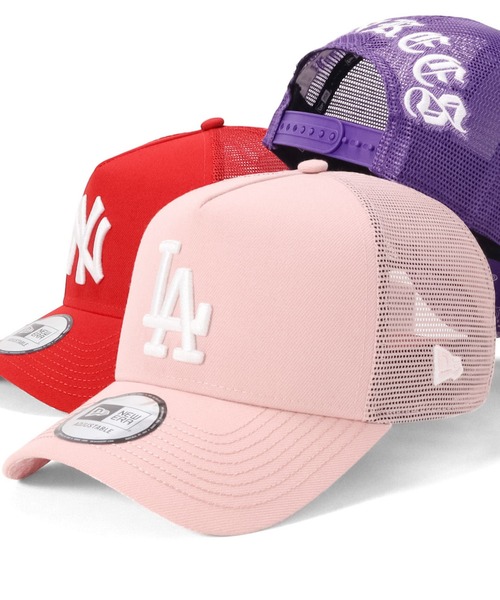NEW ERA(ニューエラ)の「ニューエラメッシュキャップ 9FORTYA-FRAME MLB ONSPOTZ別注(キャップ・メンズ・ブラック/ブラック系/スカイブルー/ホワイト/ホワイト系その他/レッド/グレー/ピンク/パープル/ベージュ・FREE)」の9枚目の写真