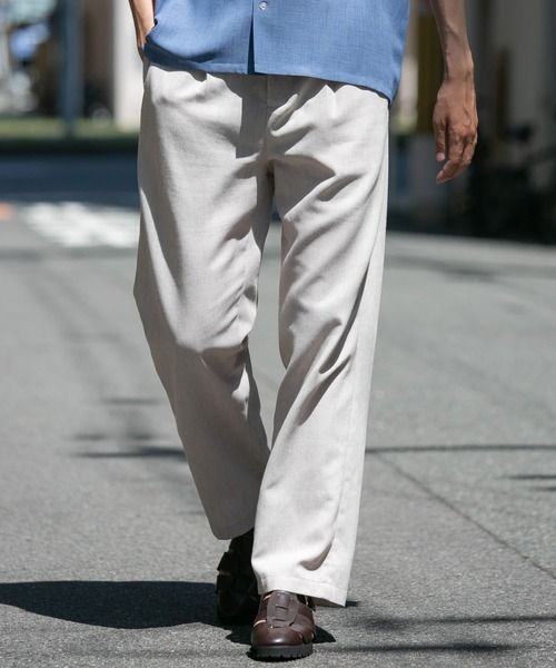 URBAN RESEARCH ROSSO MEN（アーバンリサーチロッソメン）の「コットンリネンリラックストラウザー（その他パンツ・メンズ・ブラウン/ベージュ/ブラック・MEDIUM/LARGE）」の6枚目の写真