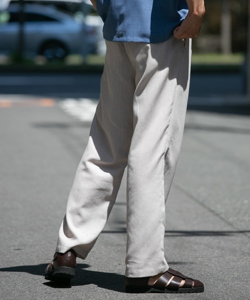 URBAN RESEARCH ROSSO MEN（アーバンリサーチロッソメン）の「コットンリネンリラックストラウザー（その他パンツ・メンズ・ブラウン/ベージュ/ブラック・MEDIUM/LARGE）」の10枚目の写真