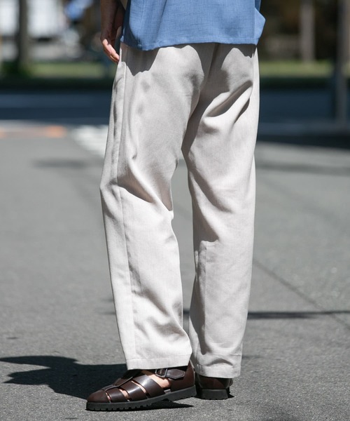 URBAN RESEARCH ROSSO MEN（アーバンリサーチロッソメン）の「コットンリネンリラックストラウザー（その他パンツ・メンズ・ブラウン/ベージュ/ブラック・MEDIUM/LARGE）」の13枚目の写真