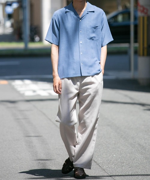 URBAN RESEARCH ROSSO MEN（アーバンリサーチロッソメン）の「コットンリネンリラックストラウザー（その他パンツ・メンズ・ブラウン/ベージュ/ブラック・MEDIUM/LARGE）」の14枚目の写真