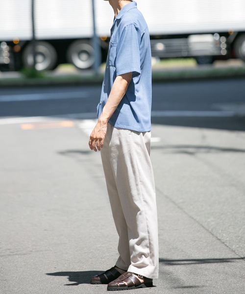URBAN RESEARCH ROSSO MEN（アーバンリサーチロッソメン）の「コットンリネンリラックストラウザー（その他パンツ・メンズ・ブラウン/ベージュ/ブラック・MEDIUM/LARGE）」の15枚目の写真
