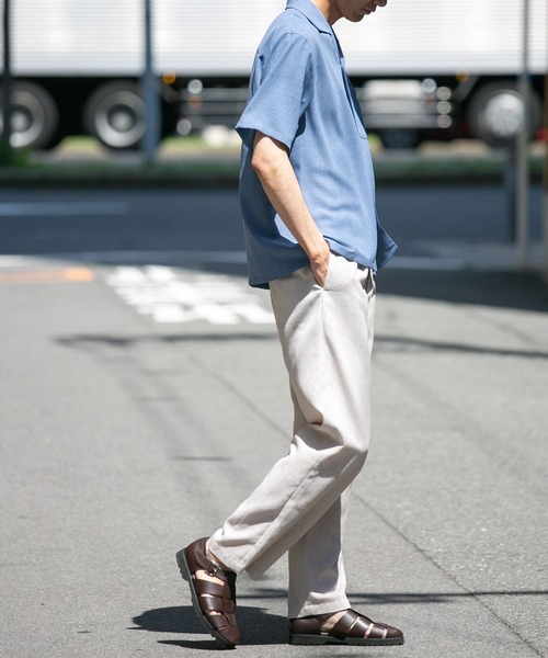 URBAN RESEARCH ROSSO MEN（アーバンリサーチロッソメン）の「コットンリネンリラックストラウザー（その他パンツ・メンズ・ブラウン/ベージュ/ブラック・MEDIUM/LARGE）」の17枚目の写真