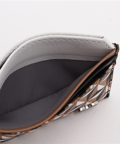 イアパピヨネ キルティングカードケース ブラック