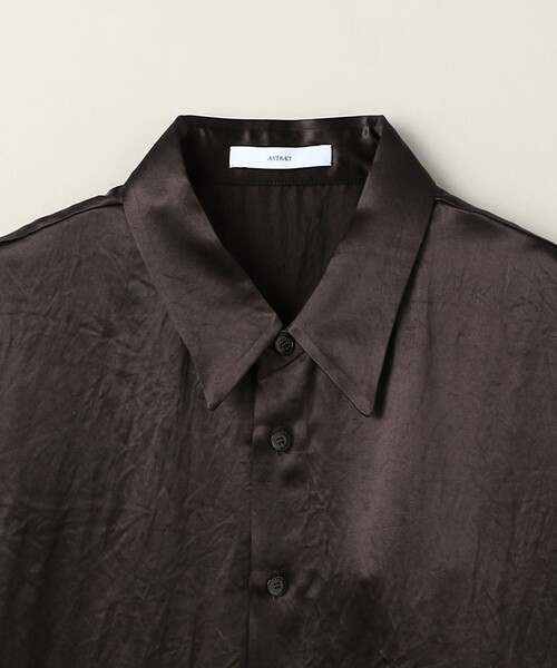ASTRAET(アストラット)の「<ASTRAET>サテン レギュラーカラー ノースリーブブラウス②(シャツ/ブラウス・レディース・ダークブラウン/ブラウン/ネイビー・FREE)」の11枚目の写真