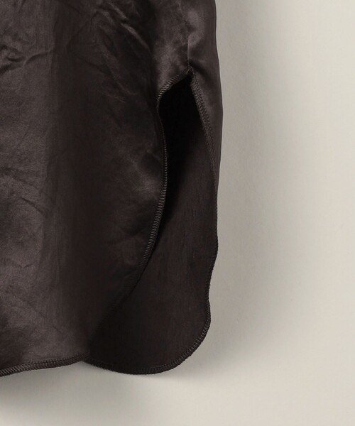 ASTRAET(アストラット)の「<ASTRAET>サテン レギュラーカラー ノースリーブブラウス②(シャツ/ブラウス・レディース・ダークブラウン/ブラウン/ネイビー・FREE)」の8枚目の写真