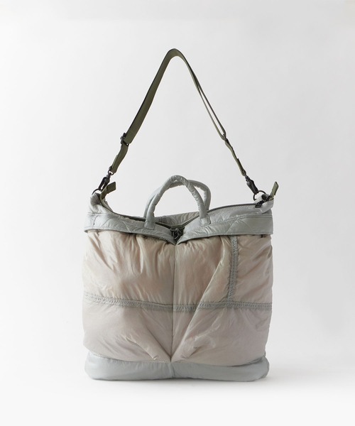 ROOPTOKYO（ループトウキョウ）の「MADE IN OCCUPIED JAPAN/メイドインオキュパイドジャパン HELMET BAG ヘルメットバッグ メンズ 夏物 夏服（トートバッグ・メンズ・シルバー系1/シルバー系2/オリーブ系1/オリーブ系2/オリーブ系5/シルバー系4/オリーブ系7/オリーブ系4/オリーブ系6/シルバー系3/シルバー系5・FREE）」の10枚目の写真