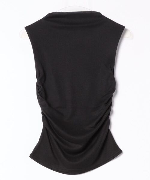 IRIS47（イリスフォーセブン）の「【IRIS 47】pleats tank tops/プリーツ タンクトップ（Tシャツ/カットソー・レディース・ホワイト/ブラック系・FREE）」の13枚目の写真