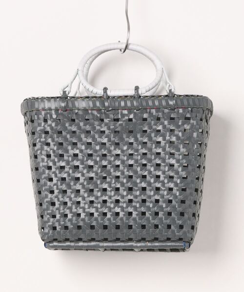 LILA&FLEUR(リラアンドフルール)の「Lila Basket S(かごバッグ・レディース・オレンジ/ライム/チャコールグレー/ラベンダー/ホワイト×ブルー/ブルー/イエロー・SMALL)」の11枚目の写真