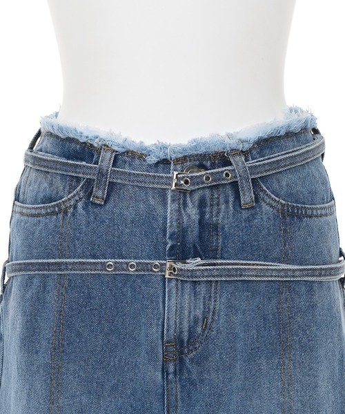 Narcissus（ナルシス）の「【Narcissus】ダブルベルトデニム（デニムパンツ・レディース・その他・FREE）」の10枚目の写真
