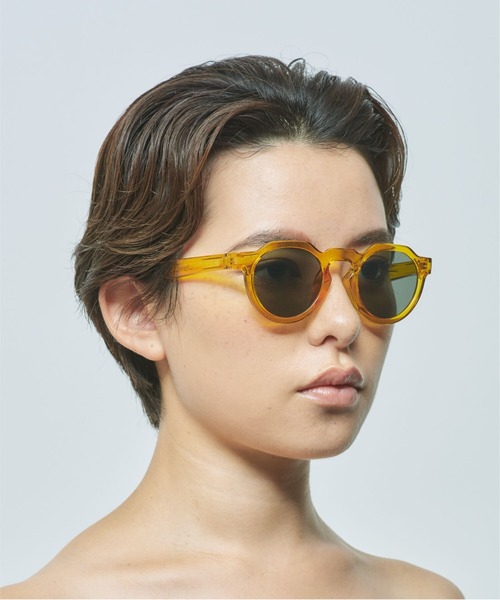 希少 黒入荷！ Jugaad14】HORIZON CLEAR yellow（サングラス）｜Jugaad14（ジュ 小物