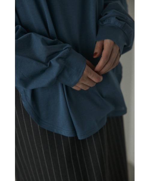 【セール】sheer loose long t-shirt(シアールーズロングTシャツ)（Tシャツ/カットソー）｜BLACK BY MOUSSY（ブラックバイマウジー）