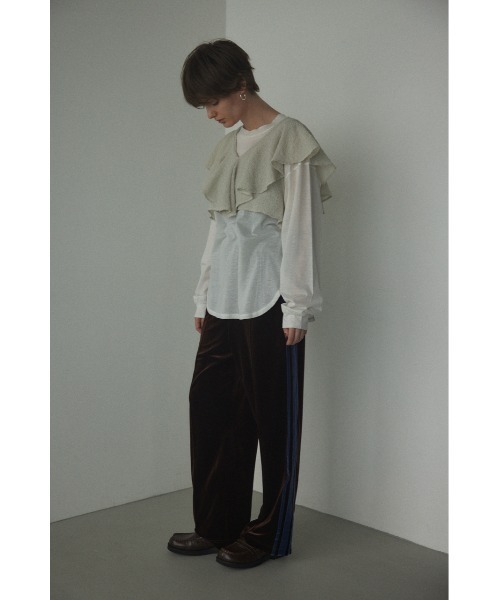 【セール】sheer loose long t-shirt(シアールーズロングTシャツ)（Tシャツ/カットソー）｜BLACK BY MOUSSY（ブラックバイマウジー）