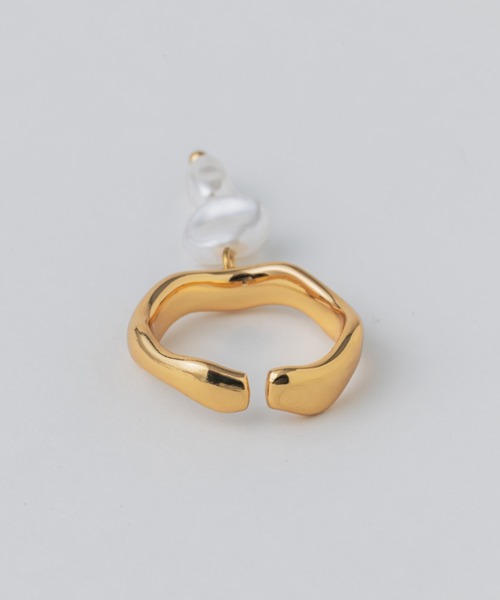 ANU（アヌ）の「swaying wave ring - スウェーイングウェーブリング（リング・レディース・シルバー/ゴールド・11-12/9-10/13-14）」の13枚目の写真