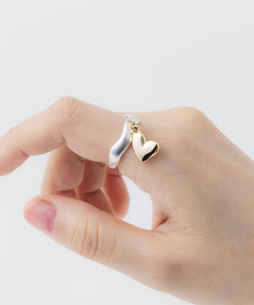 ANU（アヌ）の「swaying wave ring - スウェーイングウェーブリング（リング・レディース・シルバー/ゴールド・11-12/9-10/13-14）」の15枚目の写真