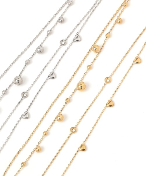 GLOBAL WORK（グローバルワーク）の「ステンレス二連プレスレット/138709（ブレスレット・レディース・ゴールド系1/ゴールド系2/シルバー系3/シルバー系2・ONE SIZE）」の7枚目の写真