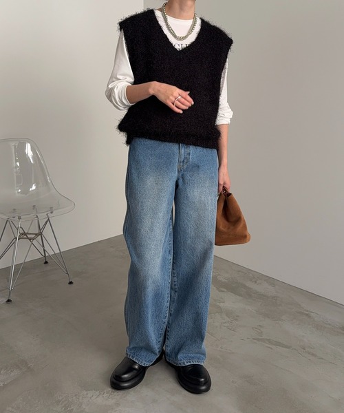 model：H166　着用サイズ：F