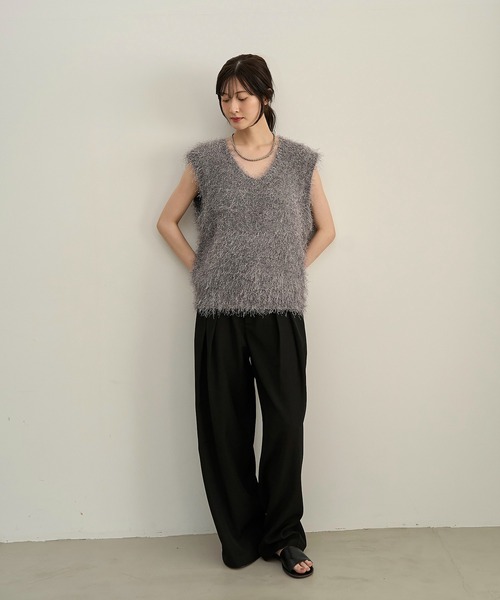 model：H166　着用サイズ：F