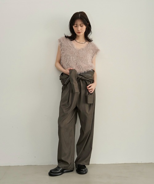 model：H166　着用サイズ：F