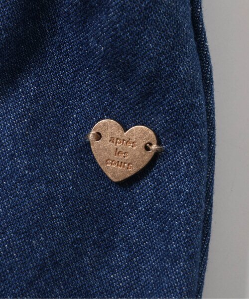 apres les cours（アプレレクール）の「インパンツ付きタックスカート（スカート・キッズ・インディゴブルー/チェック/アイボリー/ブラック・140/130/120/110/100/90/80）」の8枚目の写真