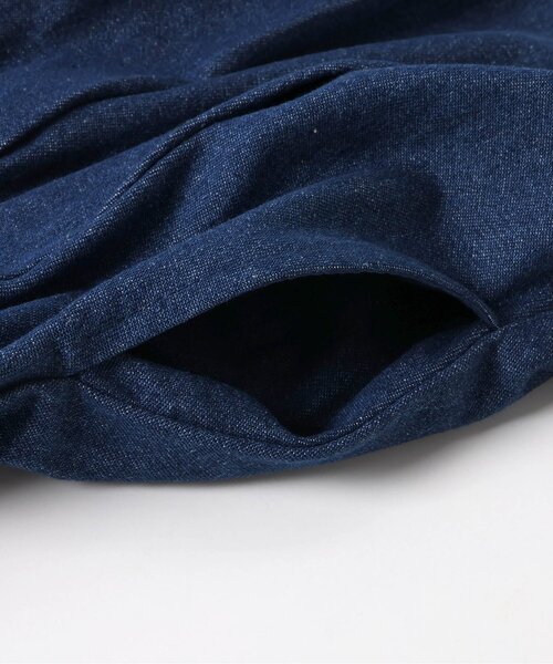 apres les cours（アプレレクール）の「インパンツ付きタックスカート（スカート・キッズ・インディゴブルー/チェック/アイボリー/ブラック・140/130/120/110/100/90/80）」の9枚目の写真