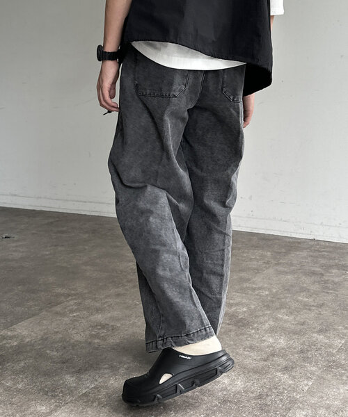 CPCM（シーピーシーエム）の「THRASHERダブルニーパンツ2（その他パンツ・メンズ・グレー/ブルー/ブラック・SMALL/LARGE/MEDIUM）」の5枚目の写真