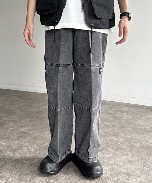 CPCM（シーピーシーエム）の「THRASHERダブルニーパンツ2（その他パンツ・メンズ・グレー/ブルー/ブラック・SMALL/LARGE/MEDIUM）」の7枚目の写真