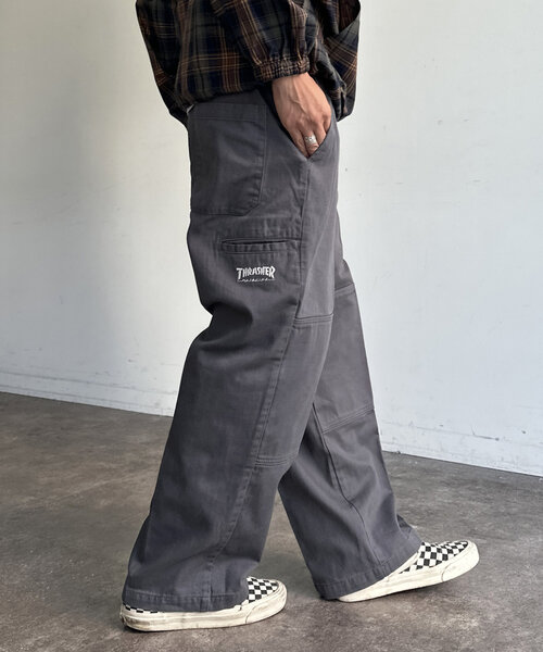 CPCM（シーピーシーエム）の「THRASHERダブルニーパンツ2（その他パンツ・メンズ・グレー/ブルー/ブラック・SMALL/LARGE/MEDIUM）」の14枚目の写真
