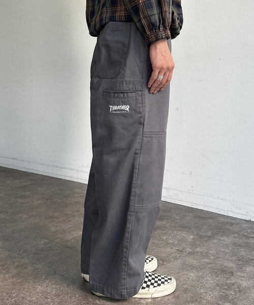 CPCM（シーピーシーエム）の「THRASHERダブルニーパンツ2（その他パンツ・メンズ・グレー/ブルー/ブラック・SMALL/LARGE/MEDIUM）」の16枚目の写真