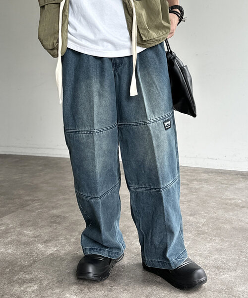 CPCM（シーピーシーエム）の「THRASHERダブルニーパンツ2（その他パンツ・メンズ・グレー/ブルー/ブラック・SMALL/LARGE/MEDIUM）」の18枚目の写真