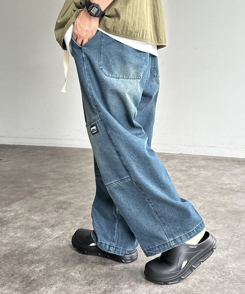 CPCM（シーピーシーエム）の「THRASHERダブルニーパンツ2（その他パンツ・メンズ・グレー/ブルー/ブラック・SMALL/LARGE/MEDIUM）」の19枚目の写真