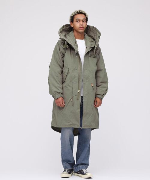 AVIREX（アヴィレックス）の「《WEB&DEPOT限定》MSPCOPENING M-65 COAT/M-65 ジャケット/モッズコート/AVIREX/アヴィレックス（モッズコート・レディース・タン/オリーブ系/ブラック・F）」の3枚目の写真