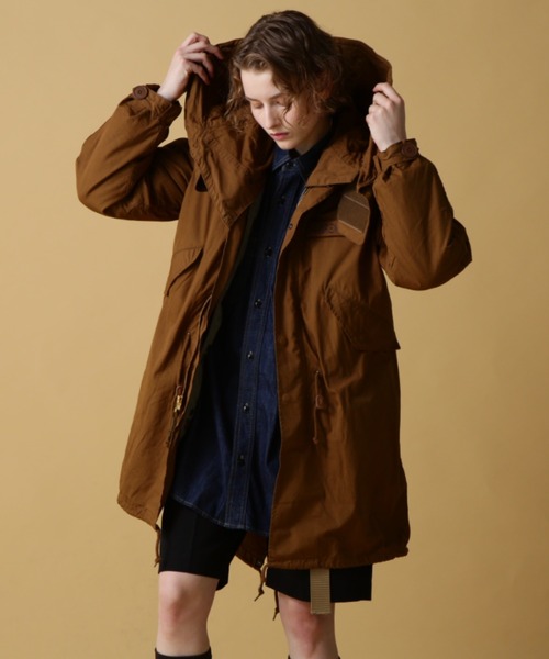 AVIREX（アヴィレックス）の「《WEB&DEPOT限定》MSPCOPENING M-65 COAT/M-65 ジャケット/モッズコート/AVIREX/アヴィレックス（モッズコート・レディース・タン/オリーブ系/ブラック・F）」の12枚目の写真