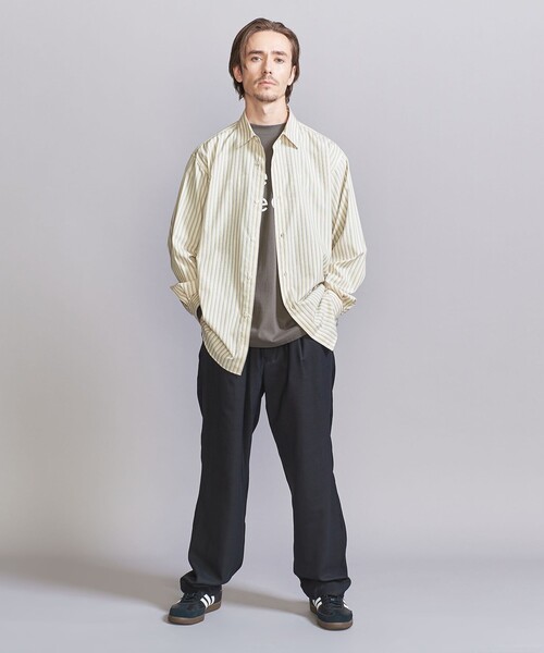BRWND マルチストライプ レギュラーフォルム シャツ UNITED ARROWS LTD. OUTLET｜BRWND マルチストライプ レギュラー