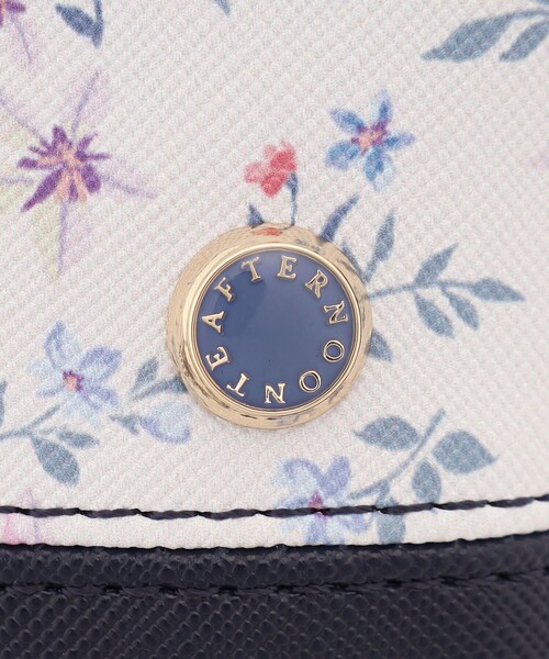 Afternoon Tea（アフタヌーンティー）の「フラワープリントペンケース（ステーショナリー・レディース・ベージュ/ネイビー・ONE SIZE）」の3枚目の写真