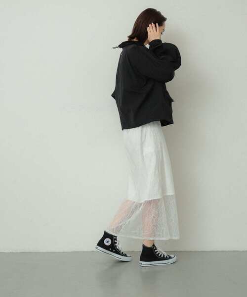 SENSE OF PLACE by URBAN RESEARCH(センスオブプレイスバイアーバンリサーチ)の「2WAYスパンコールスカート(スカート・レディース・アイボリー/ブラック・ONE)」の10枚目の写真