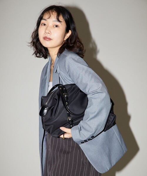 PUBLUX（パブリュクス）の「PUBLUX/パブリュクス 2WAYロングベルトトートバッグ　限定展開（トートバッグ・レディース・ブラック・ONE SIZE）」の13枚目の写真
