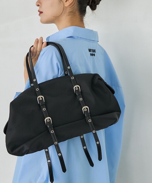 PUBLUX（パブリュクス）の「PUBLUX/パブリュクス 2WAYロングベルトトートバッグ　限定展開（トートバッグ・レディース・ブラック・ONE SIZE）」の9枚目の写真